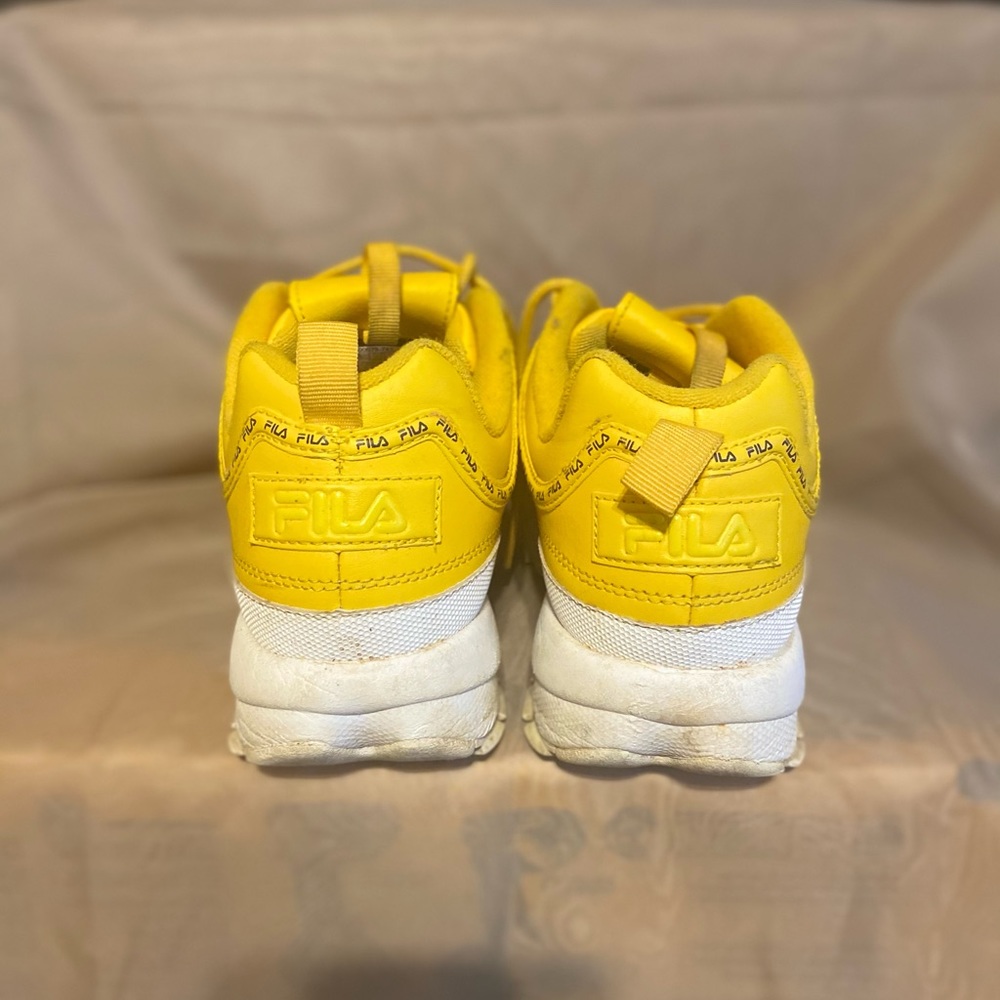 Yellow Fila Sneakers